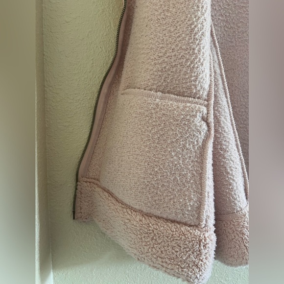 For The Republic Athlesiure Preppy Sherpa Vest Full Zip Light Pink Women's 1X‎ - Picture 4 of 10